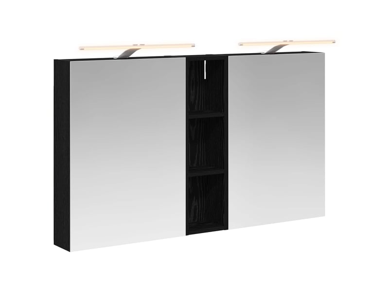 Ensemble de meubles de salle de bain 3 pcs 120x14.5x70 cm shl3315 - Conforama A