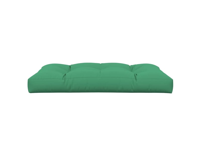  Coussin de palette, coussin de chaise, coussin de canapé vert 120x80x12 cm tissu cf55488  - Conforama E