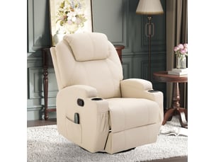 Fauteuil relax manuel  ULEVR Simili beige