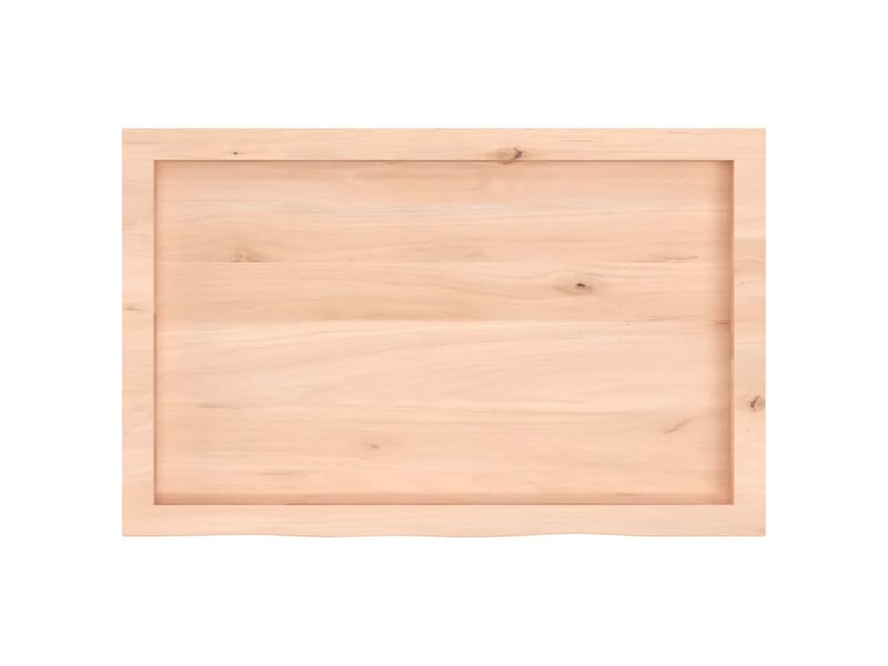 Comptoir de salle de bain, plan de travail 80x50x(2-4) cm bois massif non traité cf65772  - Conforama C
