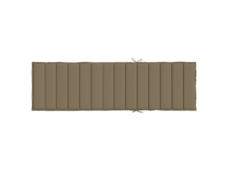 Coussin de chaise longue taupe mélangé 200x70x4 cm tissu cf32515 - Conforama E