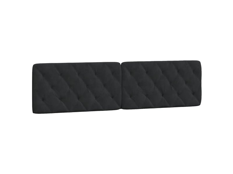  Lit avec matelas noir 200x200 cm velours  - Conforama E