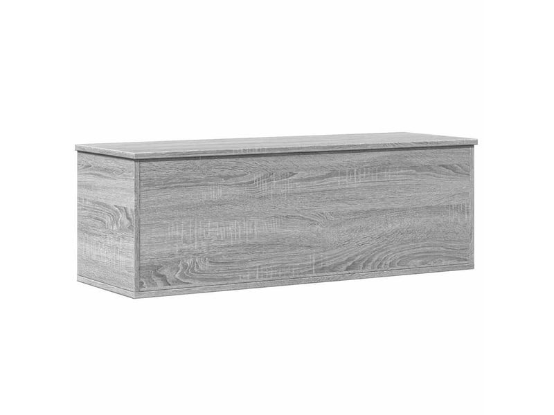  Boîte de rangement, coffre de rangement sonoma gris 102x35x35 cm bois d'ingénierie  - Conforama A