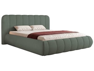 Lit avec rangement 160x200 cm SELSEY Malunna coloris vert