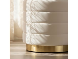 Pouf / repose pied AKORD beige
