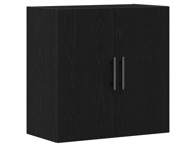  Meuble mural, meuble de rangement salon 60 x 31,5 x 60 cm bois d'ingénierie chêne noir  - Conforama A