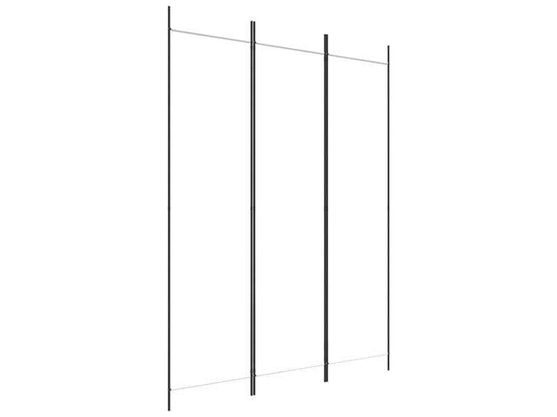 Paravent | cloison de séparation 3 panneaux blanc 150x200 cm tissu  - Conforama A