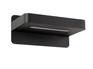 Lampe de chevet applique mural led 1x6w 3000k 350 lm noir - lucide - atkin