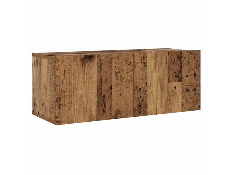  Lot de 6 meuble tv mural, meuble tv suspendu vieux bois bois d'ingénierie shl23971  - Conforama D
