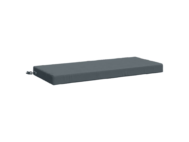 Lot de 2 coussins de banc, coussins d'assise soest 100 % polyester bleu cf57065 - Conforama D
