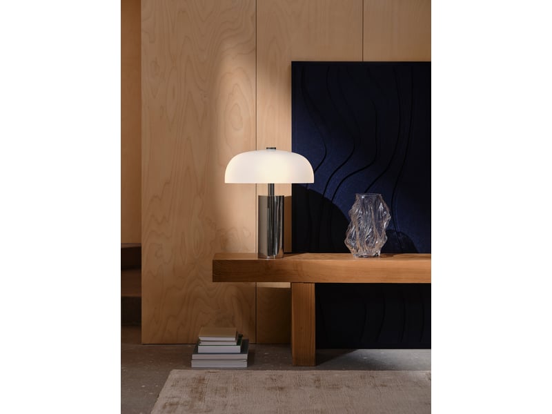  Lampe à poser gabrielle métal chromé , h. 43 - ip20 - e14 nordlux intérieur 2612435033 - Conforama B