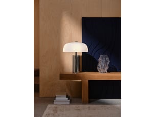 Lampe à poser gabrielle  métal chromé ,  h. 43 - ip20 - e14  nordlux intérieur