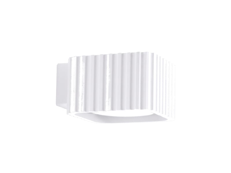  Applique riff blanche gx53 aluminium moderne 6x10x12cm SL.3031 - Conforama A