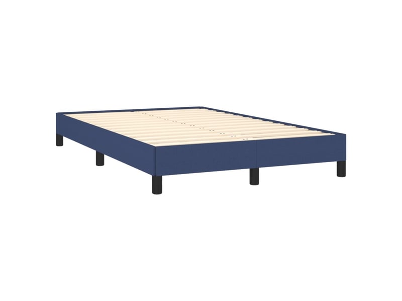  Lit double- lit adulte -  cadre de lit sans matelas bleu 120x190 cm tissu  - Conforama B
