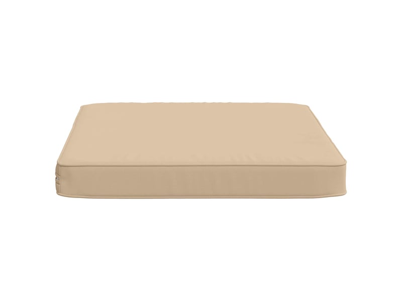  Lot de 4 coussins de siège, coussins d'assise vught 100 % polyester crème cf60715  - Conforama D