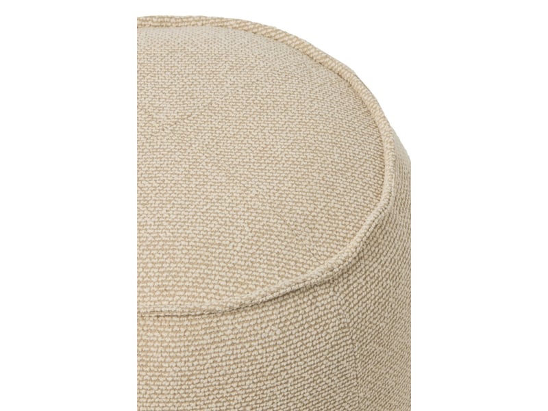  Pouf design uni margo 50cm écru  - Conforama B