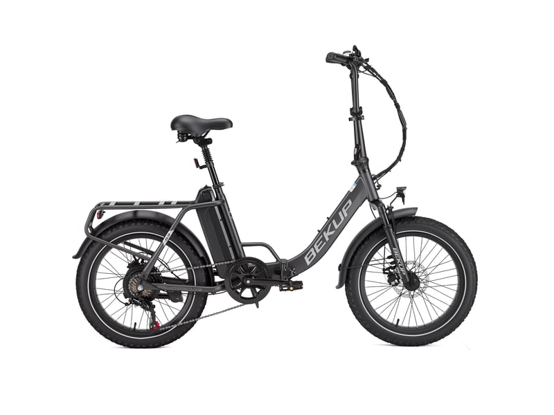  Bekup s3 vélo électrique pliable, pneus 20, batterie 48v 15ah, gris  - Conforama B