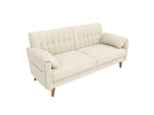 Canapé droit fixe <strong>WISHDOR</strong> <strong></strong> 2 places Polyester beige