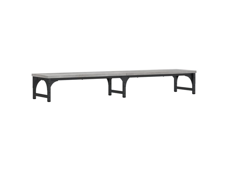  Support de moniteur table meuble bureau sonoma 105 x 23 x 15,5cm bois d'ingénierie gris 02_0044984  - Conforama D