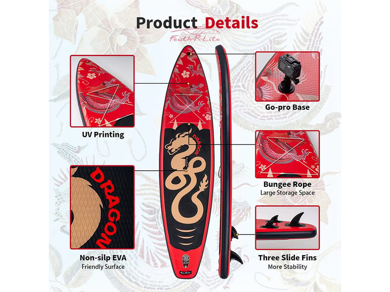  Planche de SUP Funwater SUPFR17S - 350x83x15cm 180kg  - Conforama E