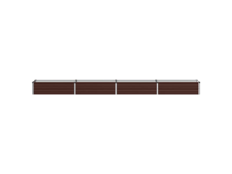  Jardinière - jardin surélevé marron 320 x 40 x 24 cm acier laminé à froid  - Conforama C