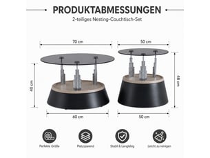 Table basse  coloris noir <strong></strong> <strong></strong>