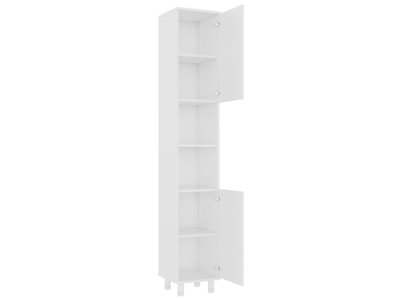 Ensemble de meubles de salle de bain 4pcs blanc bois ingénierie cf63882 - Conforama E