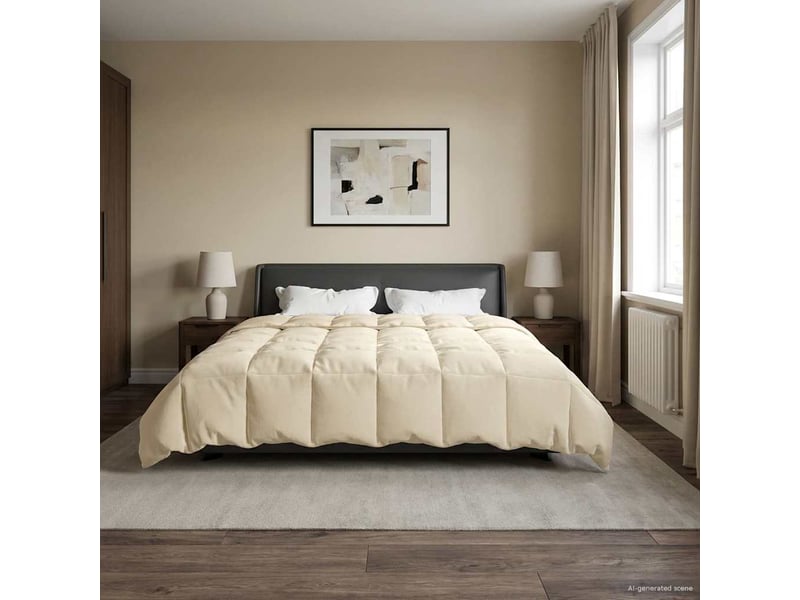  Duvet d'hiver - couette 240 x 260 cm hiver - couette microfibre (100% polyester)  - Conforama B