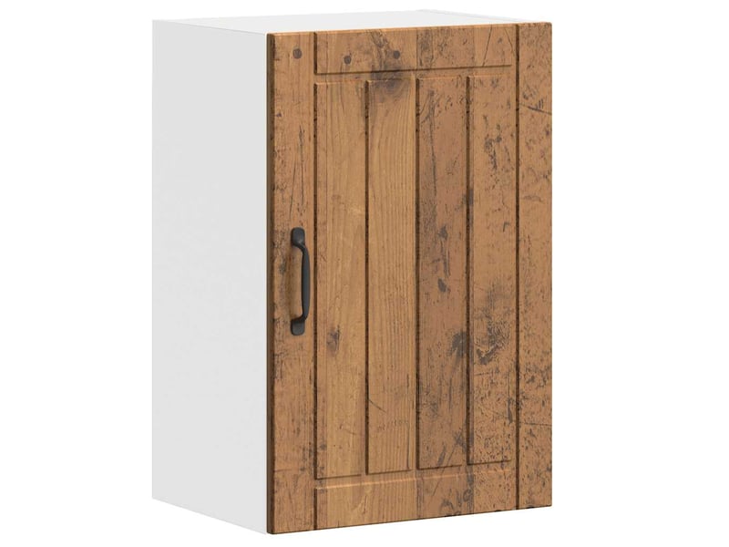  Meuble de rangement, armoire murale de cuisine lucca vieux bois bois ingénierie shl479  - Conforama A