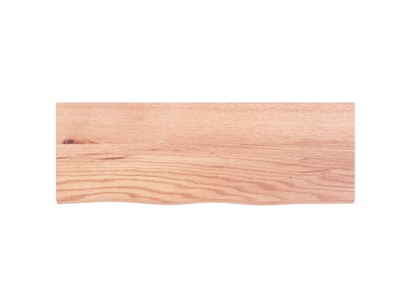  Comptoir de salle de bain, plan de travail marron clair 80x30x2 cm bois traité cf65832  - Conforama C