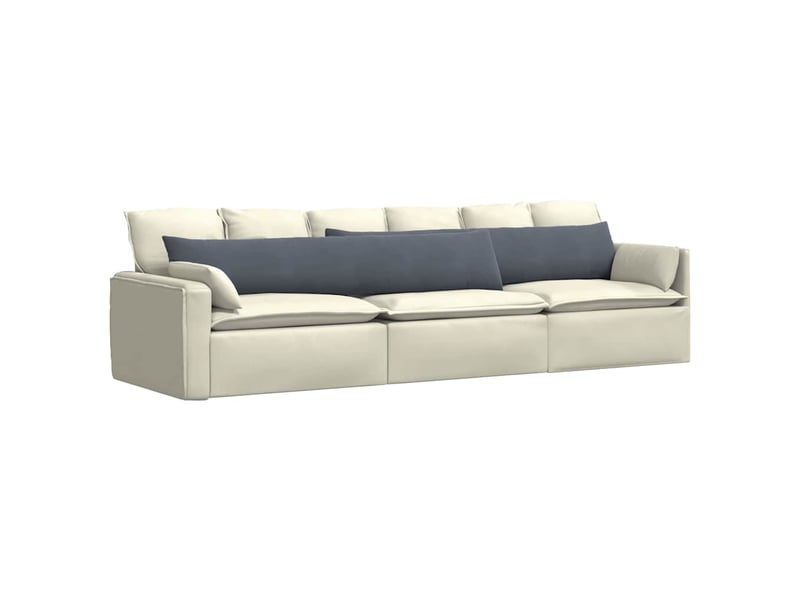 Lot de 2 coussins de canapé, coussins décoratifs gris foncé 200 x 40 cm cf59085 - Conforama C