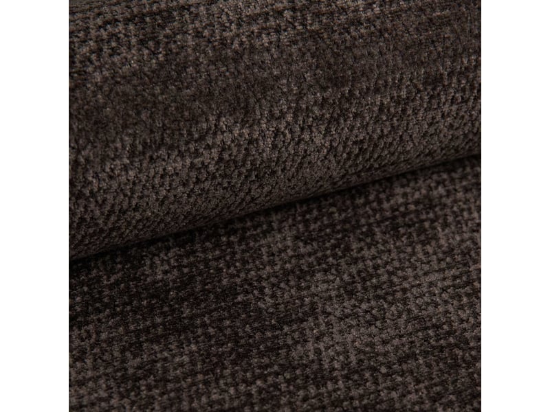  Canapé d'angle tisi, tissu chenille marron  - Conforama D