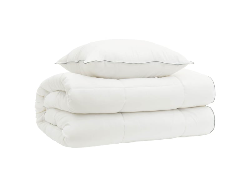  Ensemble de couette et d'oreiller 2 pcs - duvet 155x200 cm 4 saisons  - Conforama A