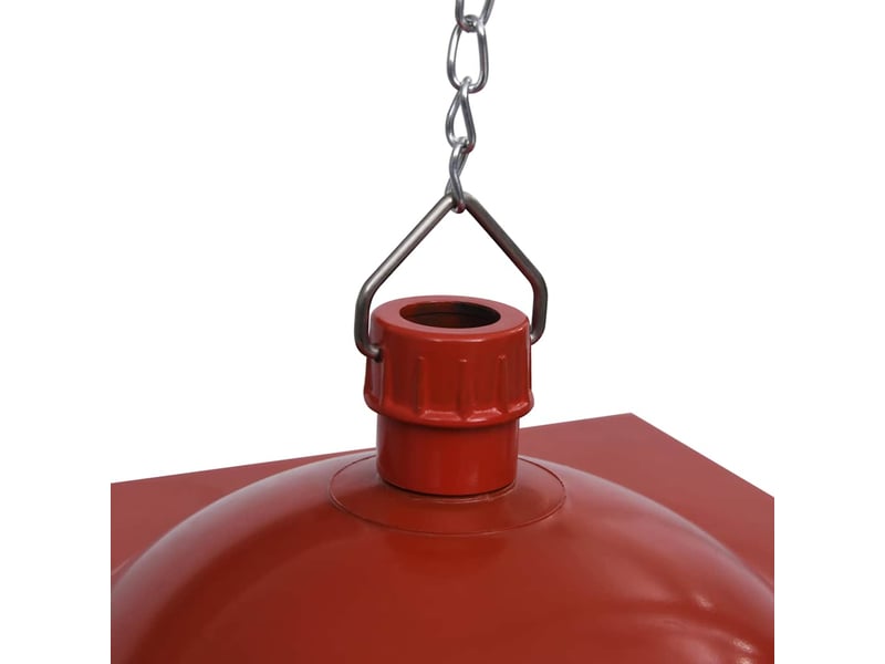 Lampe suspendue de noël lumière led père noël rouge 27x27x45 cm  - Conforama E