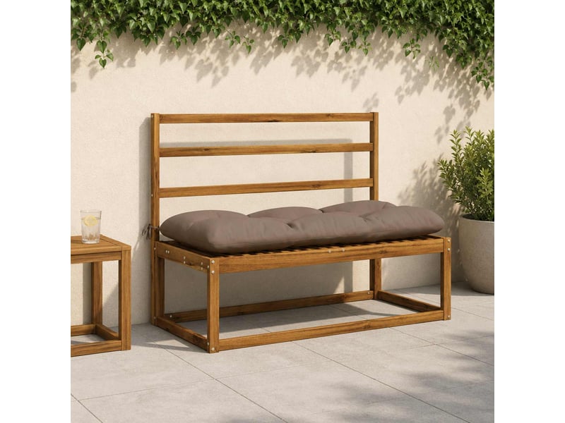  Lot de 2 coussins de banc, coussins d'assise vianen 100 % polyester taupe cf57674  - Conforama B
