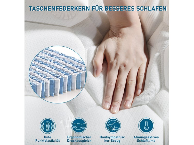 Lit coffre double 160x200 cm led usb type c beige velours avec matelas  - Conforama E