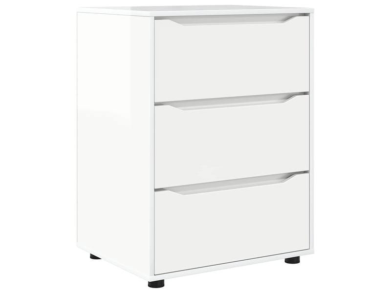  Armoire de rangement, commode de rangement 60 x 48 x 81 cm bois d'ingénierie shl1521  - Conforama A