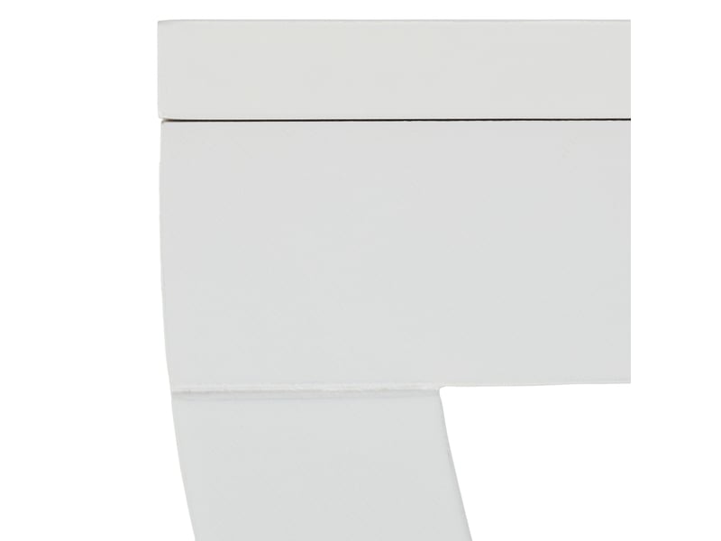  Porte-serviettes mural rangement salle de bain 3 barres design épuré 60 x 20 x 10 cm en mdf blanc 13_0008138  - Conforama E
