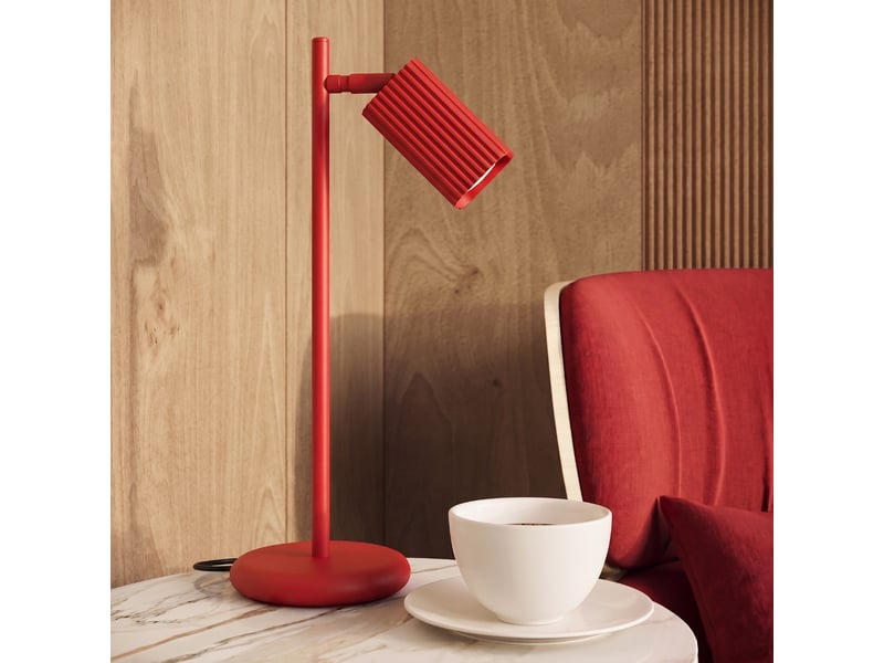  Plafonnier rayo 6l rouge aluminium moderne 16.5x117x6cm SL.3252 - Conforama D