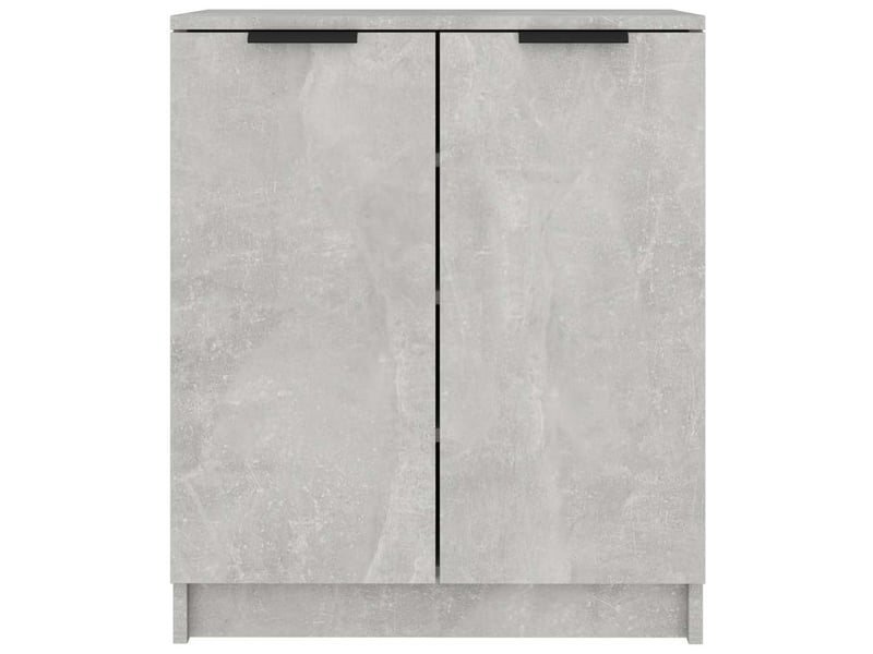  Meuble à chaussure, armoire à chaussures gris béton 59x35x70 cm bois d'ingénierie  - Conforama C