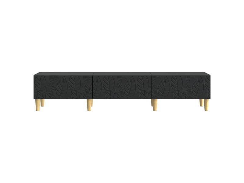 Meuble tv - banc tv - meuble de rangement 147 x 34,5 x 30 cm noir bois d'ingénierie  - Conforama E