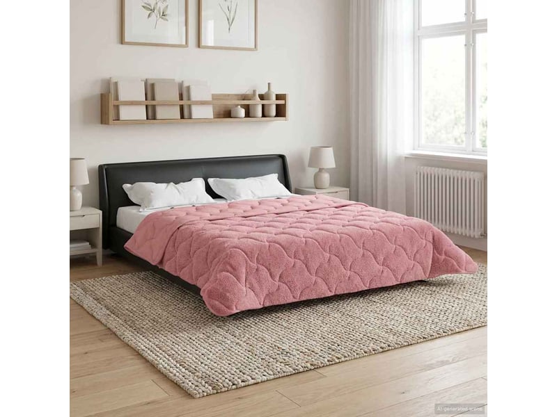  Duvet d'hiver - couette 200 x 220 cm hiver - couette rose respirant  - Conforama B