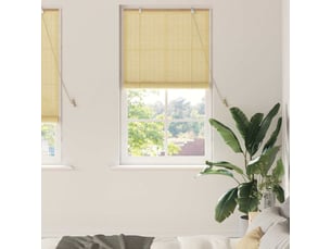 Store enrouleur - rideau enrouleur nature 80 x 220 cm bambou