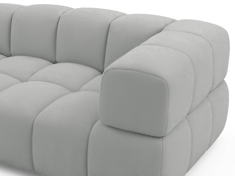  Selsey hollme - canapé - 190 cm - velours gris clair Hollme - Conforama D
