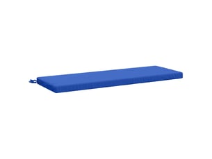 Coussin de banc, coussin d'assise, coussin de canapé soest 100 % polyester bleu royal cf53154