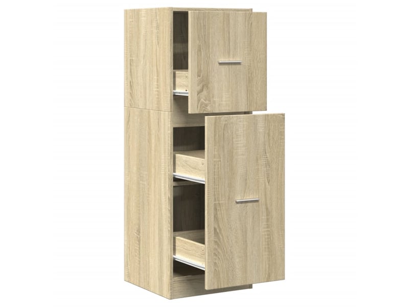  Meuble de rangement, armoire d'apothicaire chêne sonoma 40x41x118 cm bois ingénierie  - Conforama A
