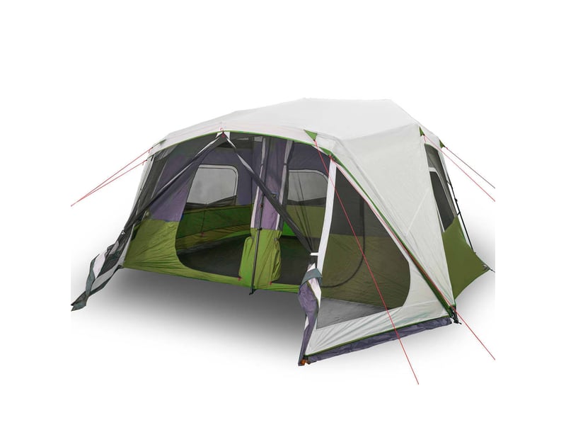  Tente de camping, tente familiale avec led 10 personnes libération rapide shl55541  - Conforama A