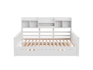 Lit banquette 90x200 cm MAISONORA   coloris blanc