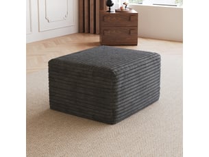 Canapé droit fixe <strong></strong> <strong></strong> 1 place Tissu gris