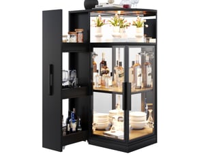 Meuble tv coloris noir 64 cm <strong>ELVMI</strong> <strong></strong>